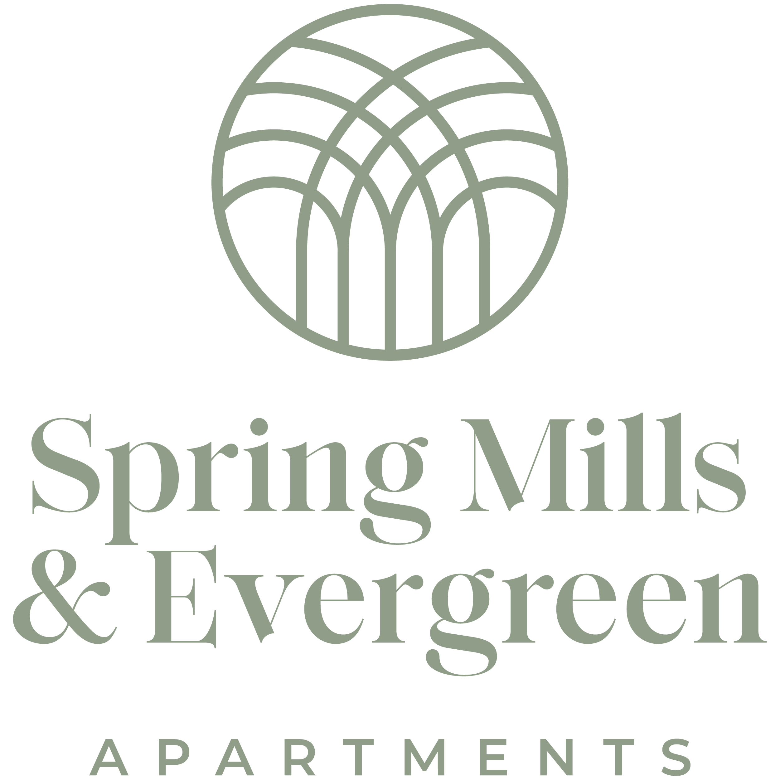 Spring Mills & Evergreen Logo